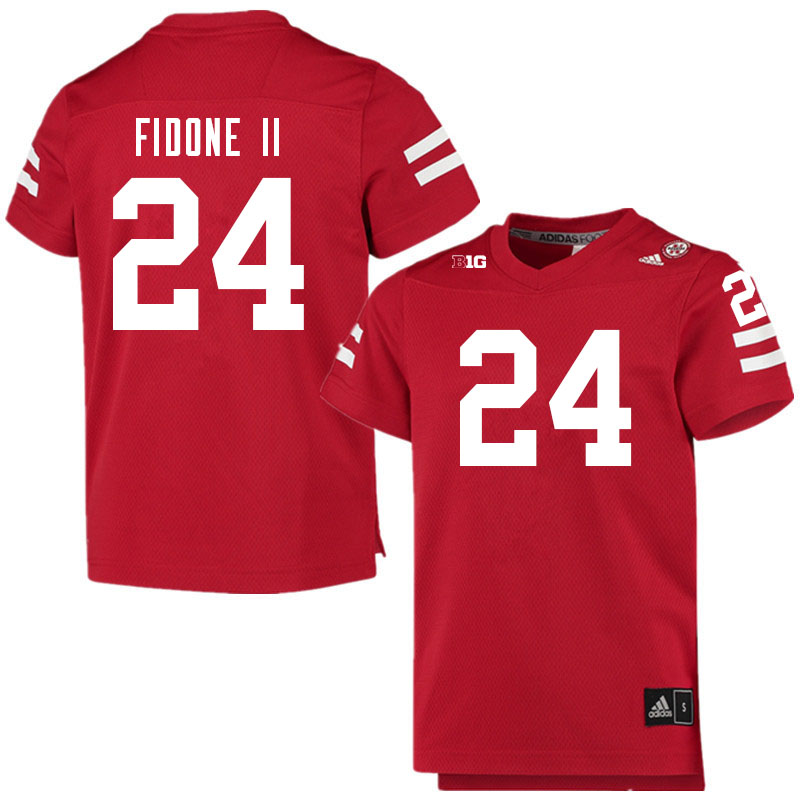 Men #24 Thomas Fidone II Nebraska Cornhuskers College Football Jerseys Sale-Scarlet